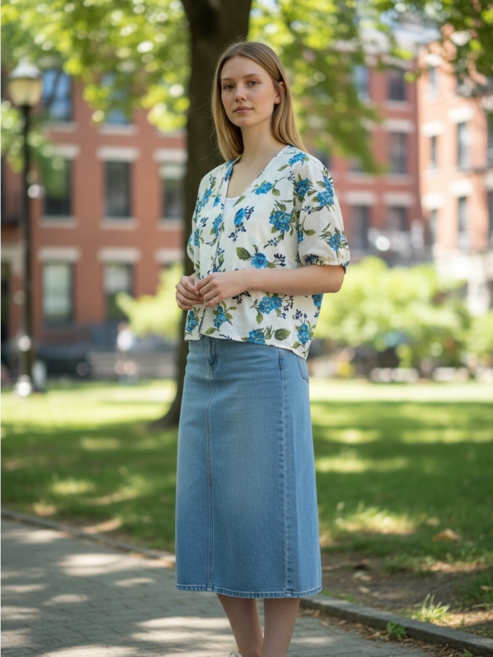 L.A. Hearts Floral Short Sleeve Cardigan